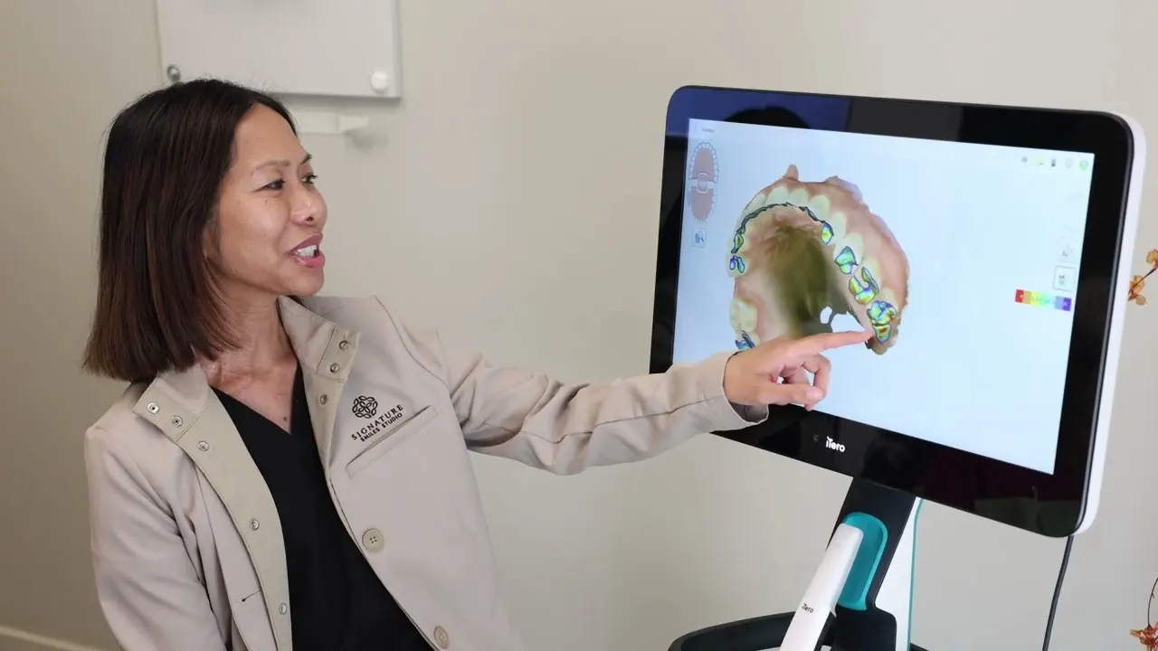 Getting a Temporary Dental Crown in Decatur GA — Signature Smiles Studio patient video