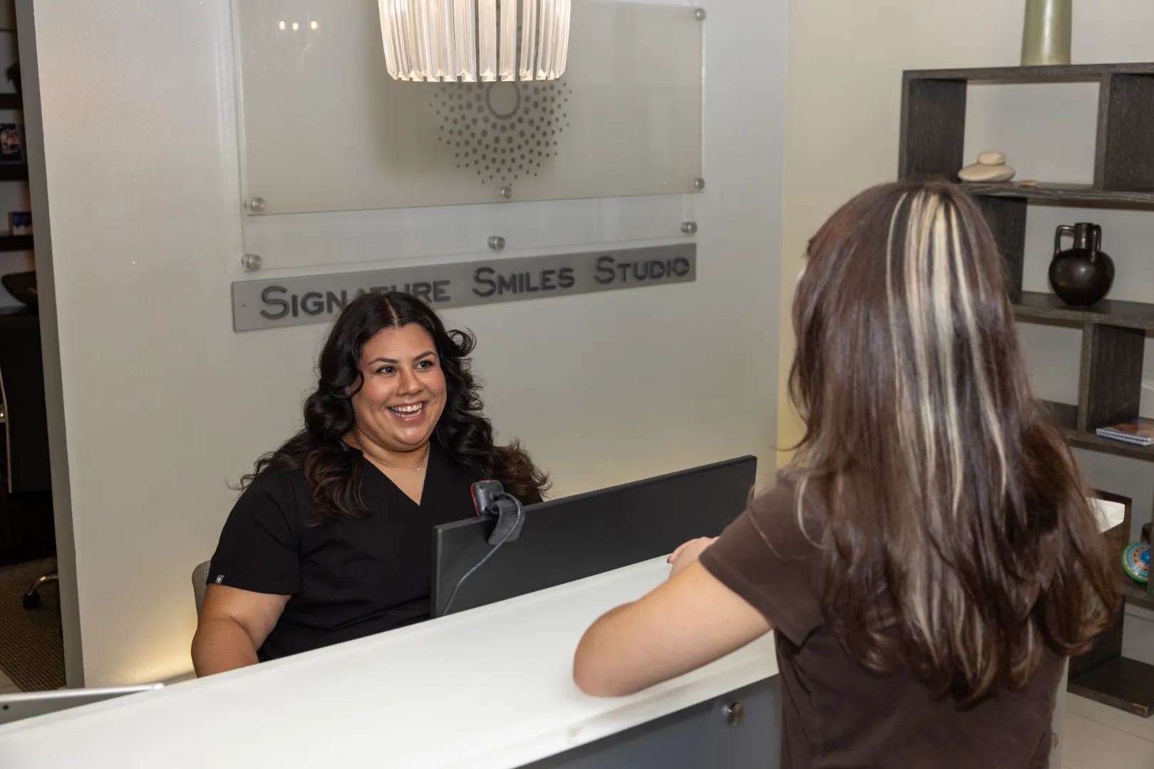 Treatment space at Signature Smiles Studio in Decatur, GA