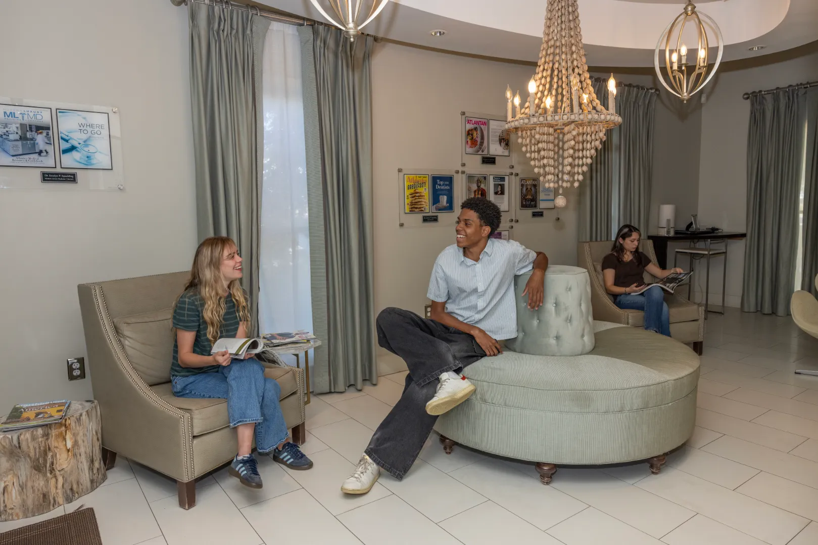Inside the Signature Smiles Studio dental office in Decatur GA