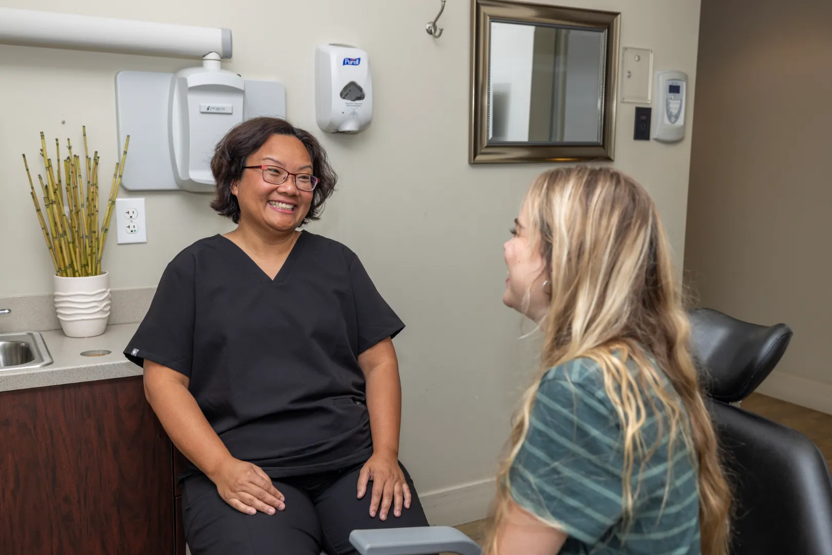 Inside the Signature Smiles Studio dental office in Decatur, GA